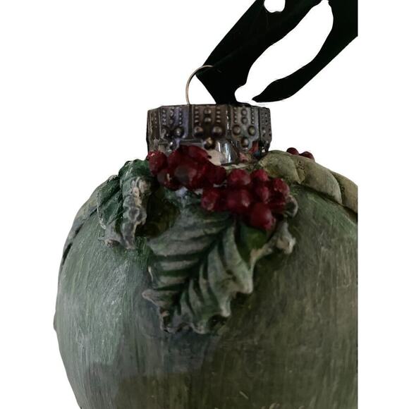 Handmade one of a kind Christmas Ornament Poinsetta - Picture 8 of 10